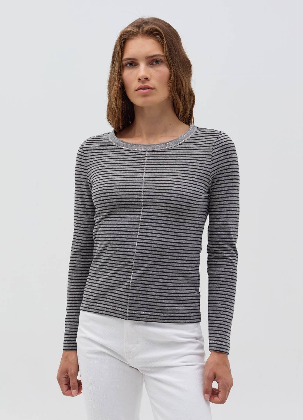 OVS T-shirt a righe sottili con maniche lunghe Sottocosto
