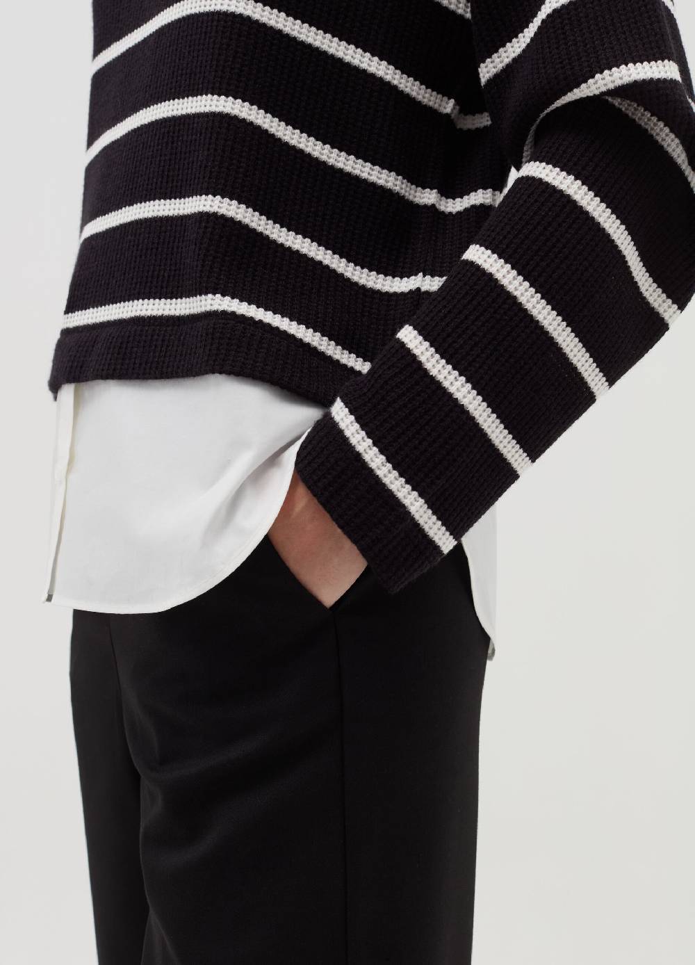 OVS T-shirt maniche lunghe con micro trama waffle Offerta