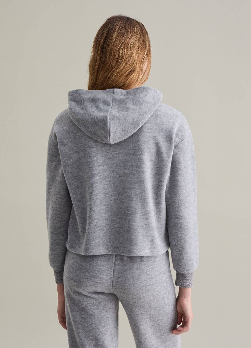 PIOMBO Top in maglia con cappuccio a maniche lunghe Economico