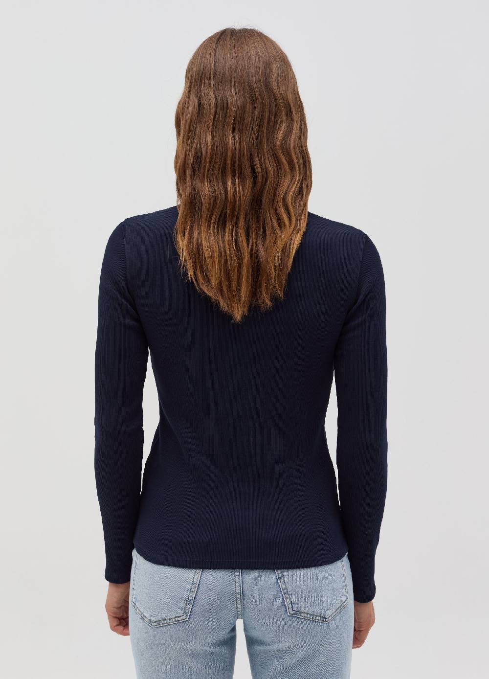 OVS T-shirt a costine sottili con scollo a V Online