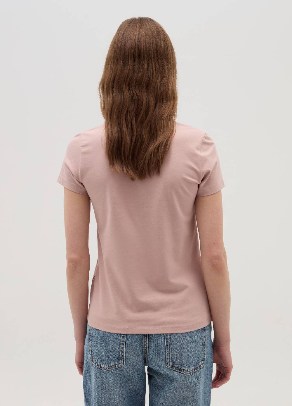 OVS T-shirt tinta unita con scollo a V Outlet