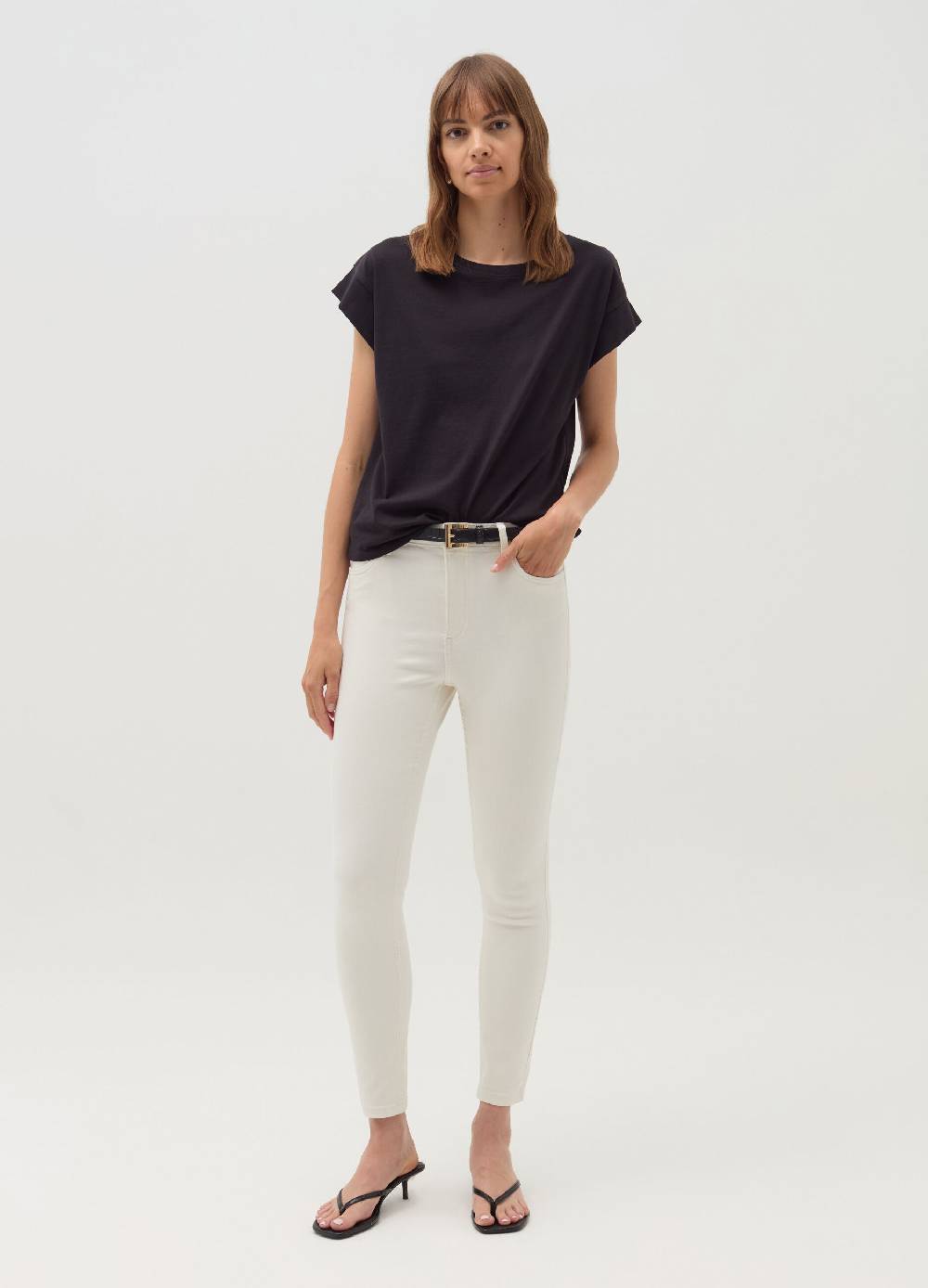 OVS T-shirt in cotone con maniche a kimono