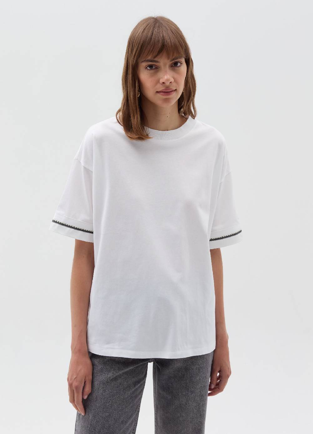 LULAH D. T-shirt over con inserti a contrasto Hotsell