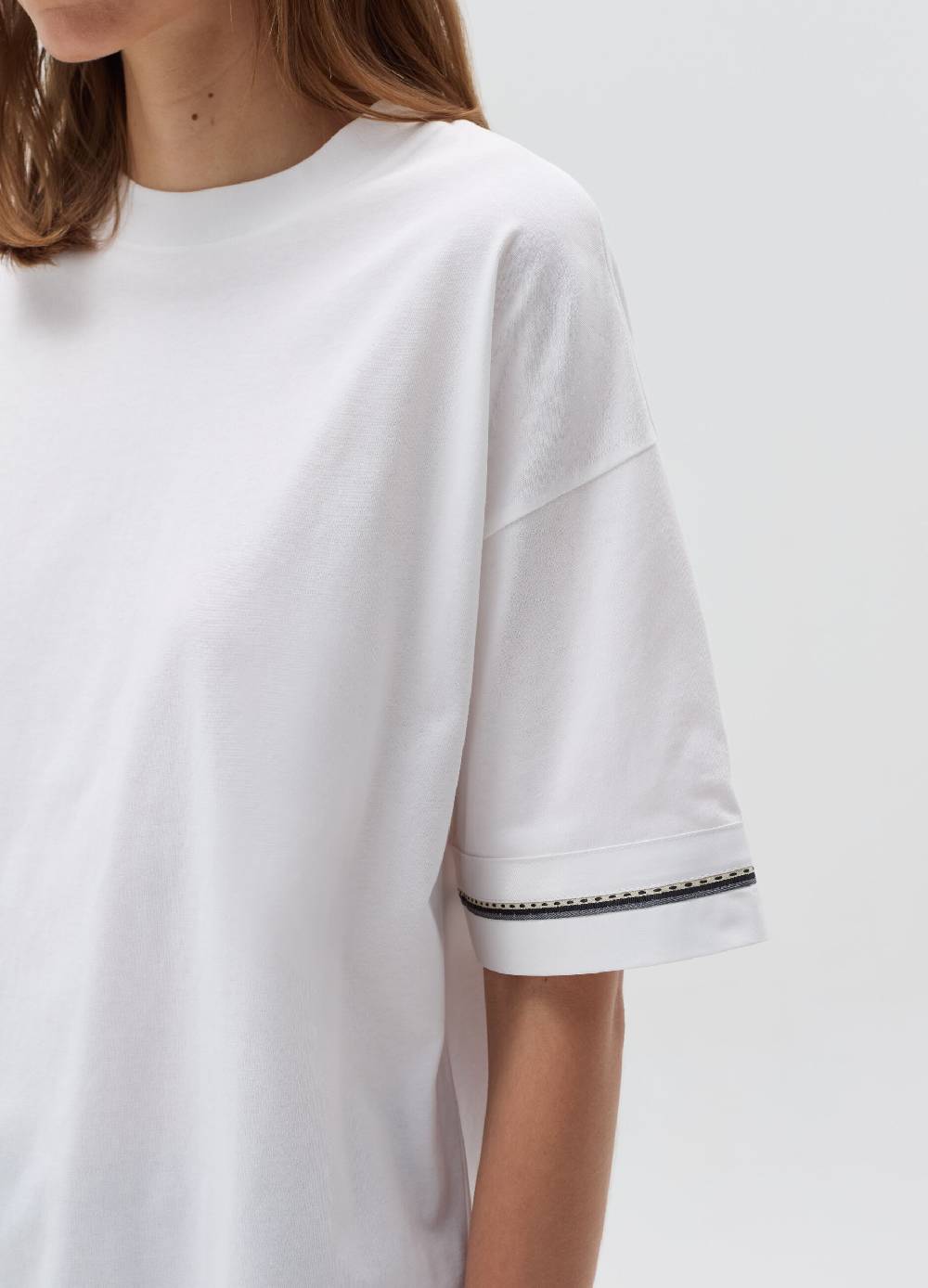 LULAH D. T-shirt over con inserti a contrasto Hotsell