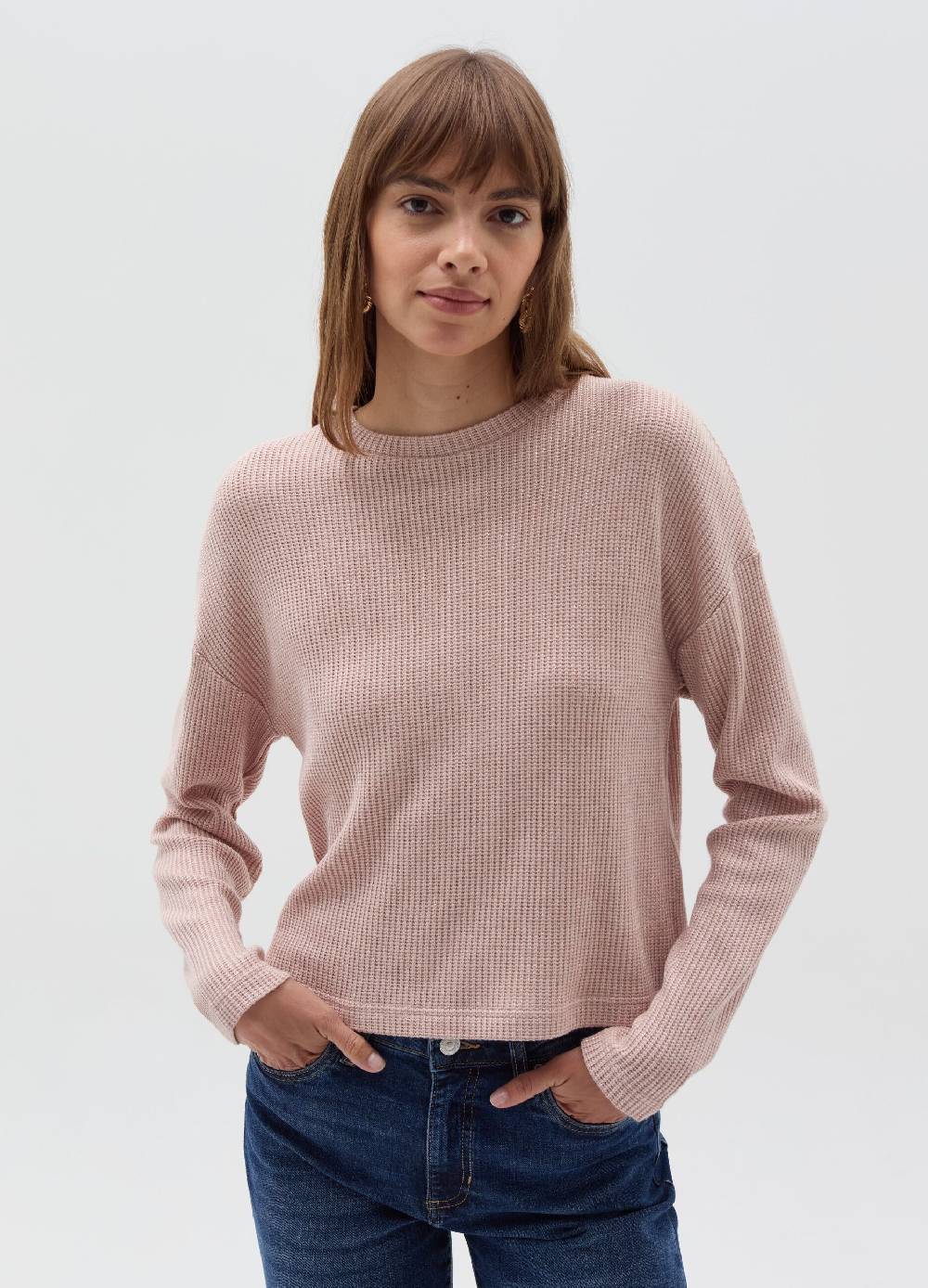 OVS Maglia a coste inglesi con lurex Moda