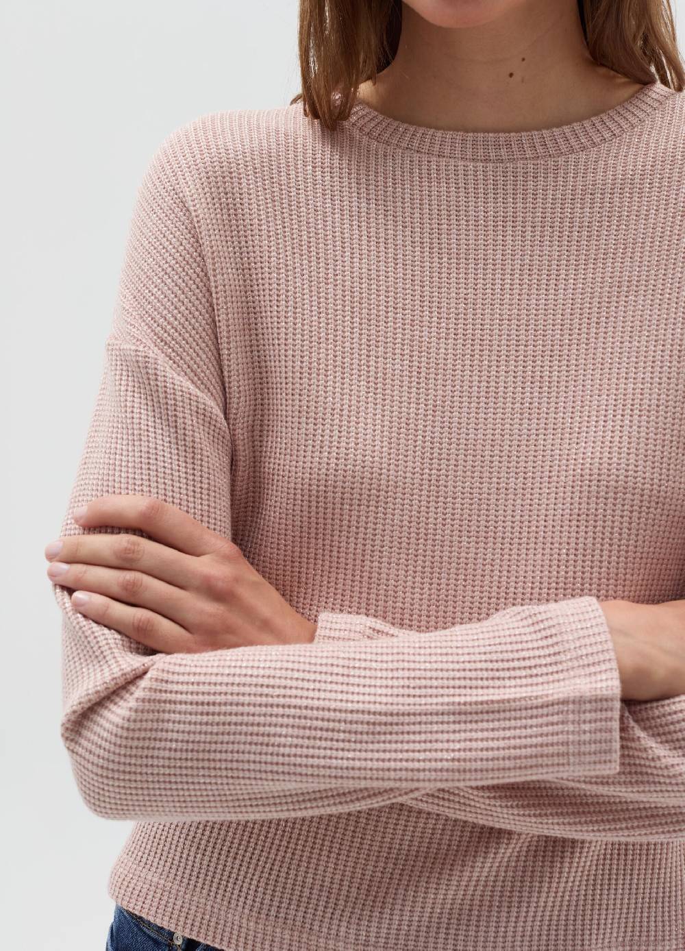 OVS Maglia a coste inglesi con lurex Moda
