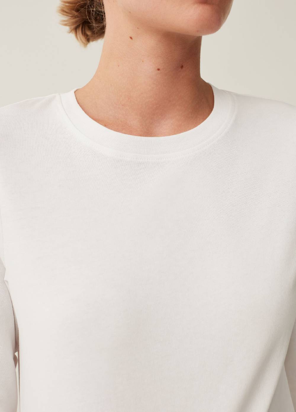OVS T-shirt a maniche lunghe in cotone 2025