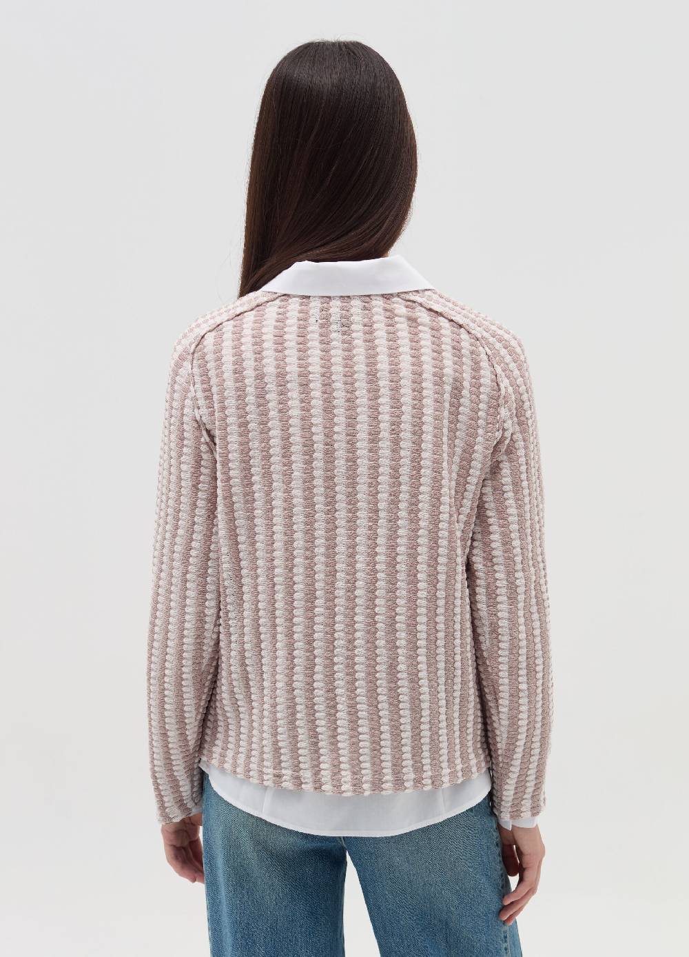 OVS T-shirt tricot con trama bicolore Qualità