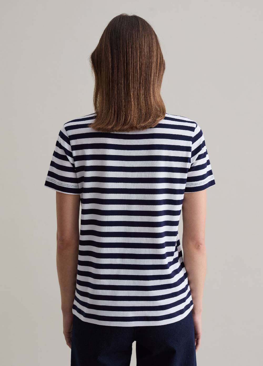 PIOMBO T-shirt in cotone Supima a righe Vendita