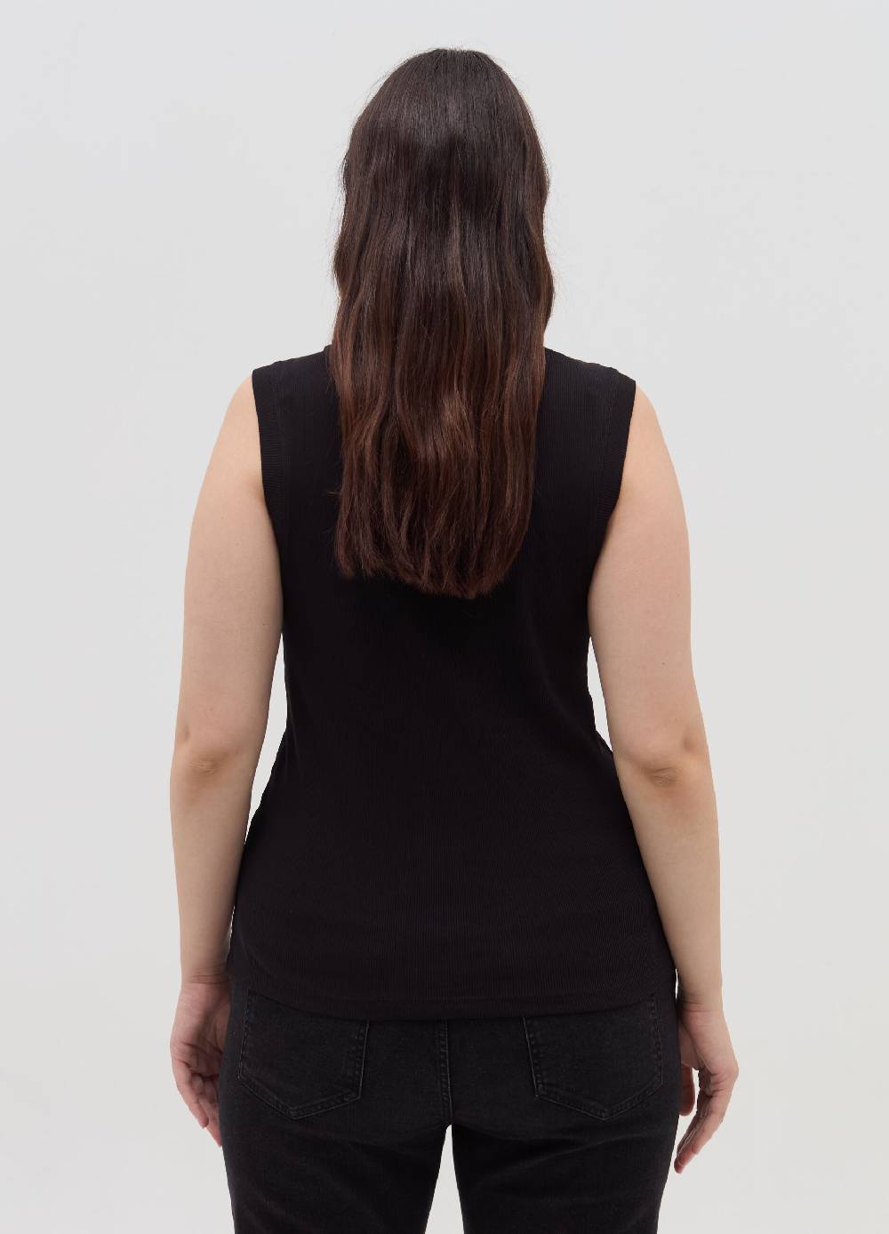 MYA Tank top a costine sottili Curvy Promozione