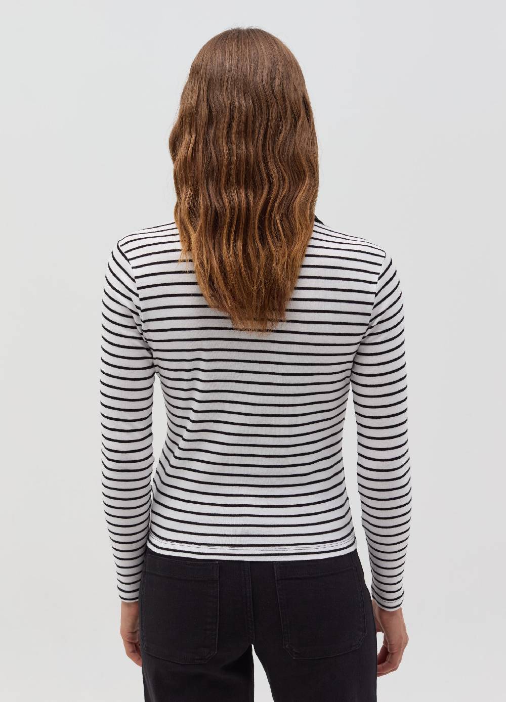 OVS T-shirt a maniche lunghe con scollo a polo Spedizione Gratuita