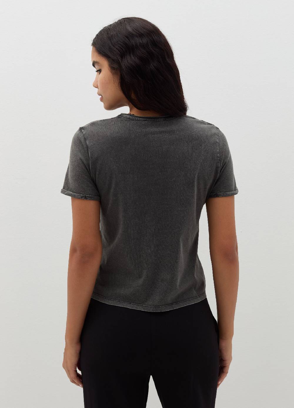 B. ANGEL T-shirt in cotone scollo rotondo Negozi Online