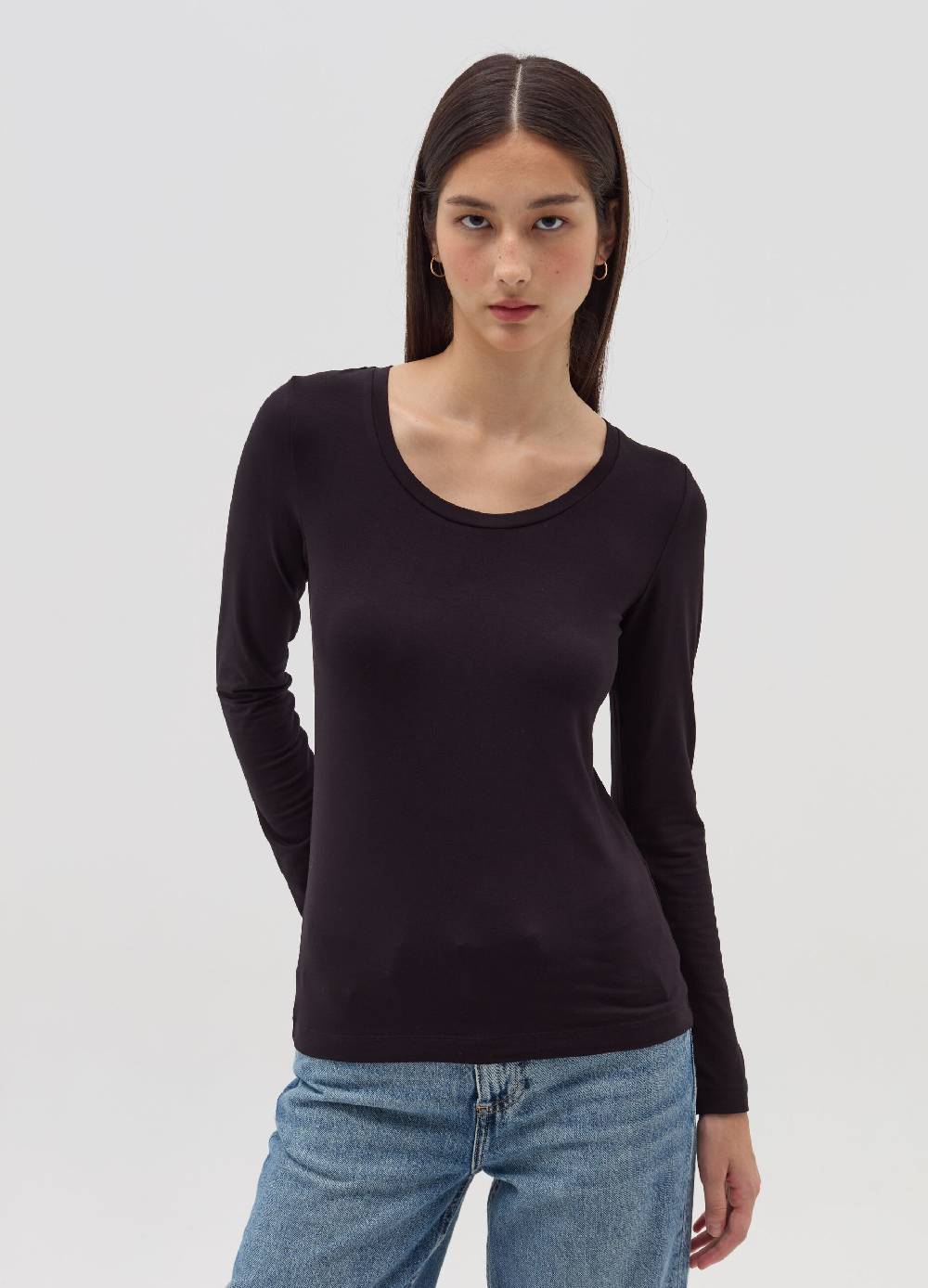 OVS T-shirt a maniche lunghe in viscosa stretch Promozione Limitata