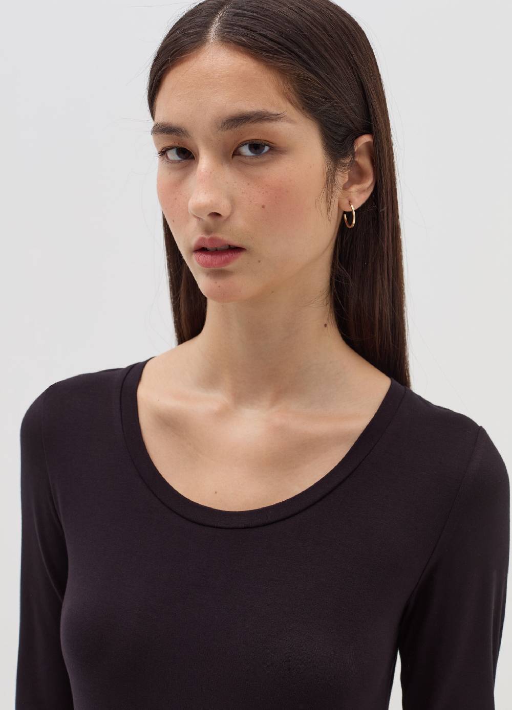 OVS T-shirt a maniche lunghe in viscosa stretch Promozione Limitata