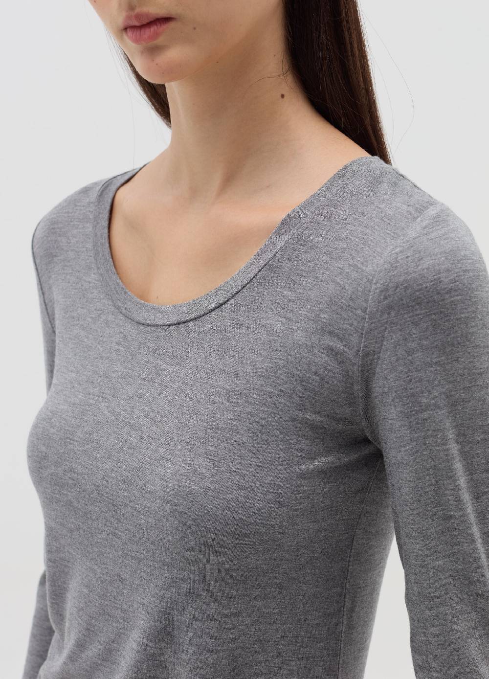 OVS T-shirt a maniche lunghe in viscosa stretch Fino Al -60%