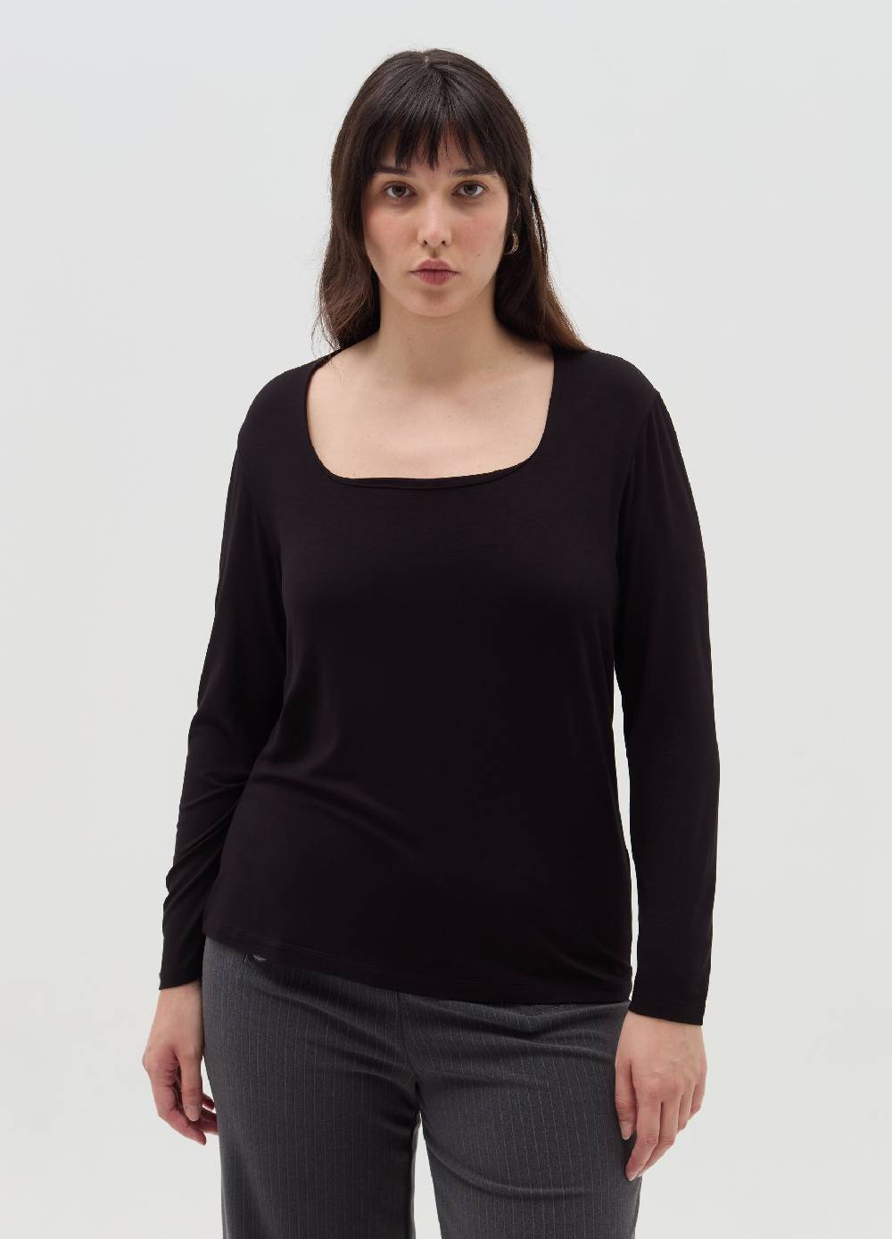 MYA T-shirt a maniche lunghe Curvy Convenienza