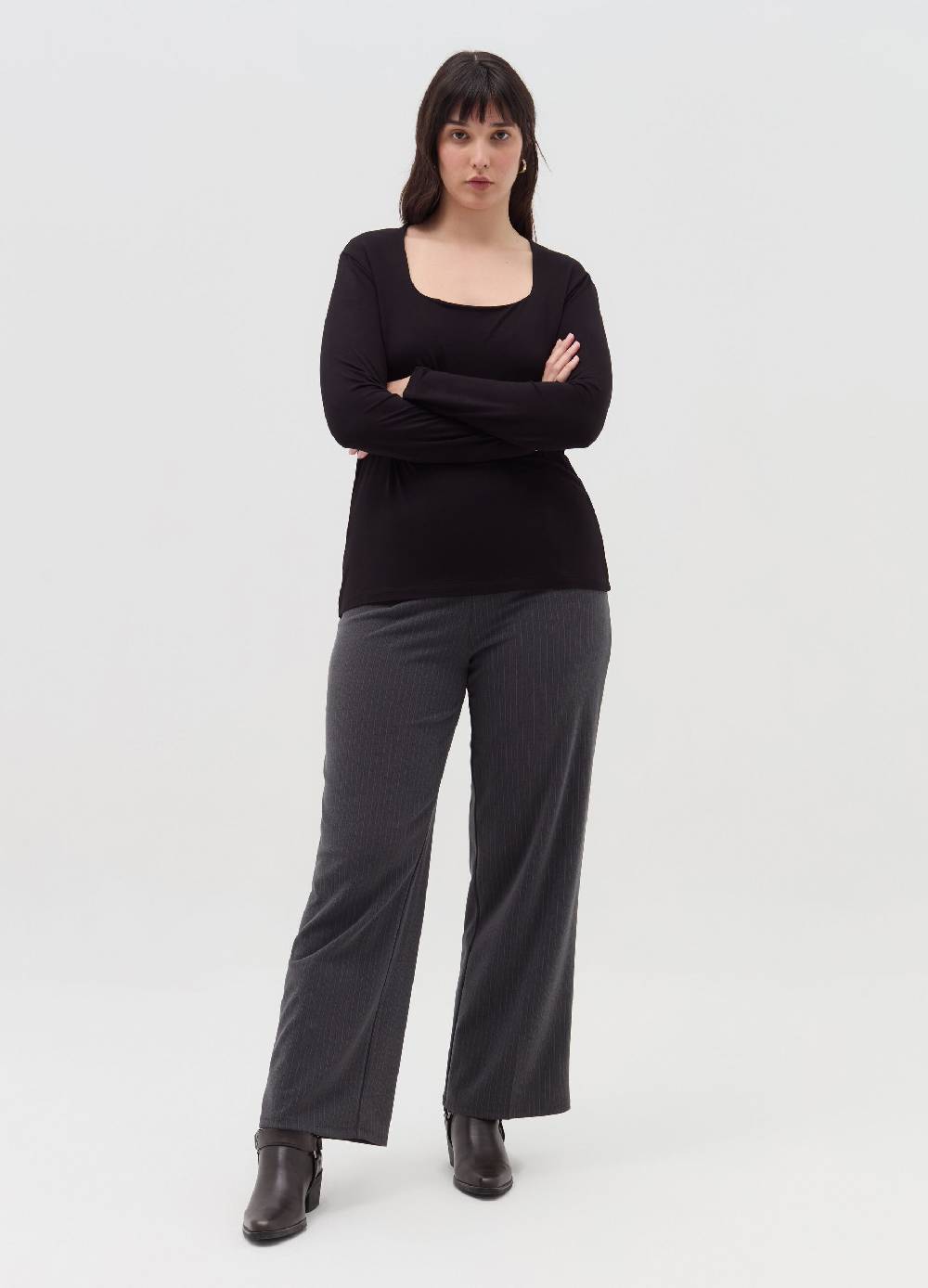 MYA T-shirt a maniche lunghe Curvy Convenienza