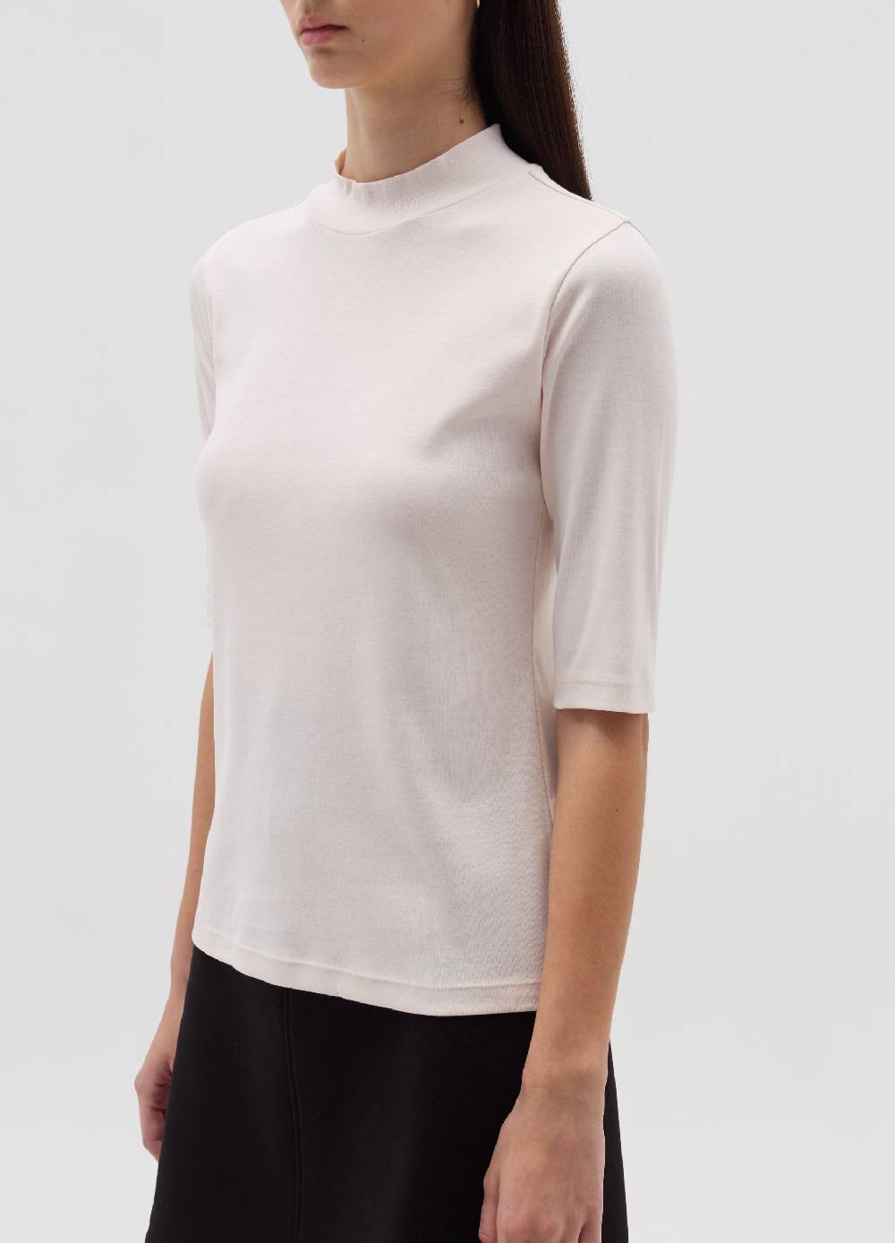 OVS T-shirt mock neck con maniche al gomito Novità