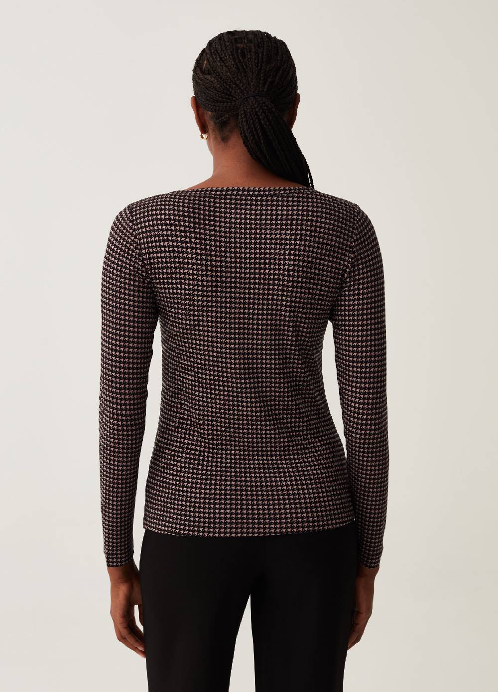 OVS T-shirt con scollo a barchetta fantasia Negozio