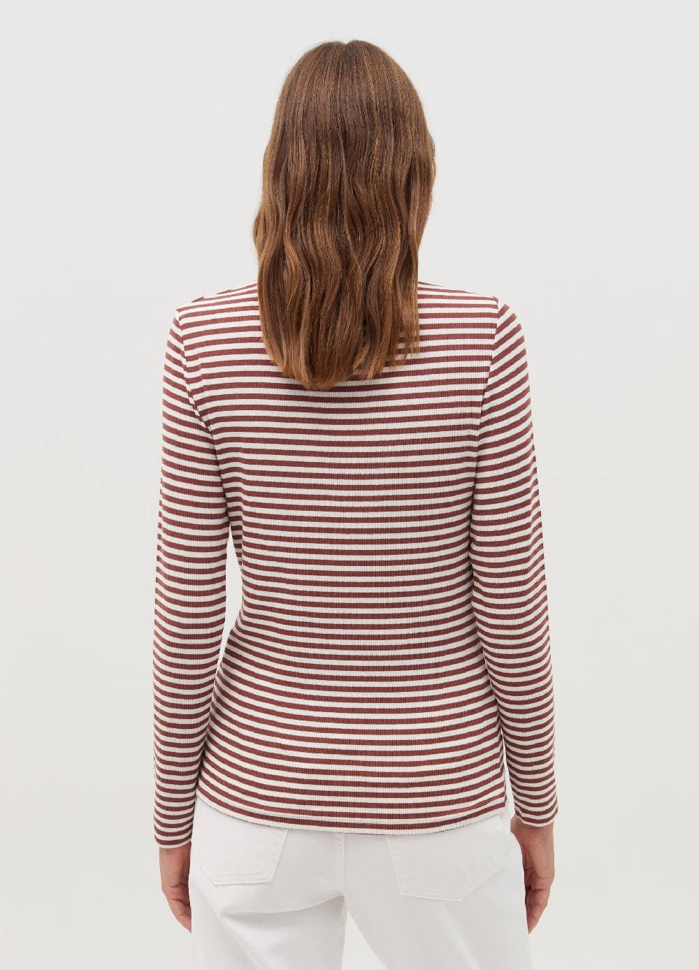 OVS T-shirt a righe mock neck Spedizione Gratuita