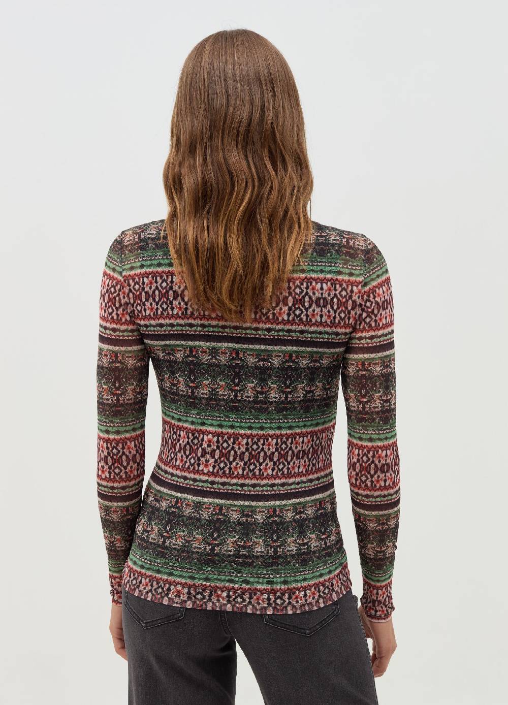 NICOL CARAMEL T-shirt premaman con stampa all-over Negozi Online