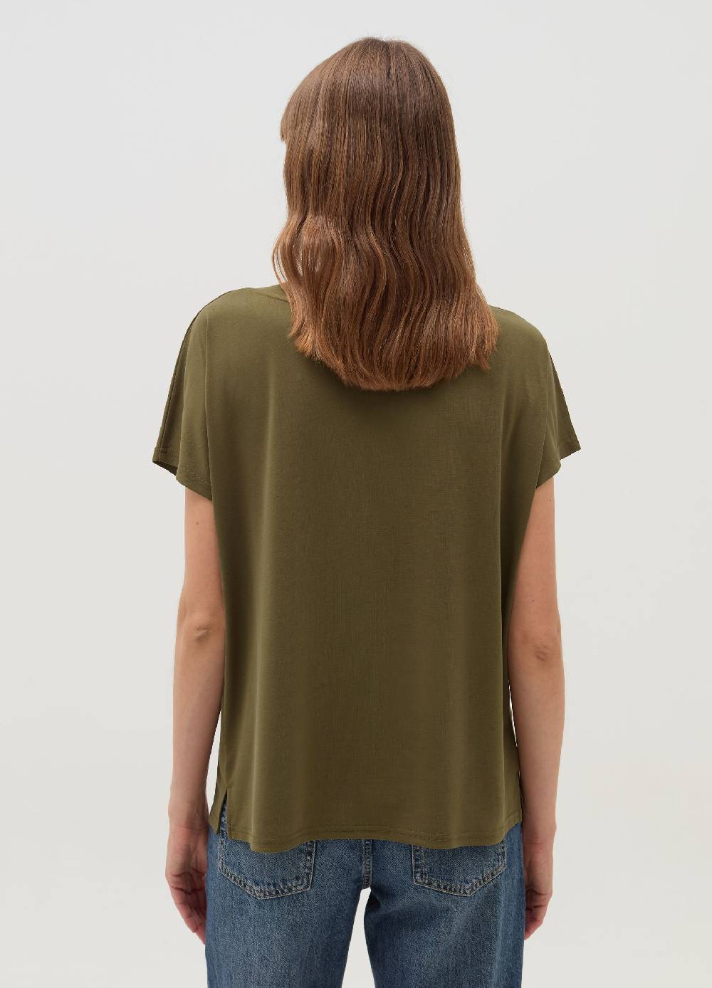 OVS T-shirt con scollo a V maniche a kimono Fino Al -60%