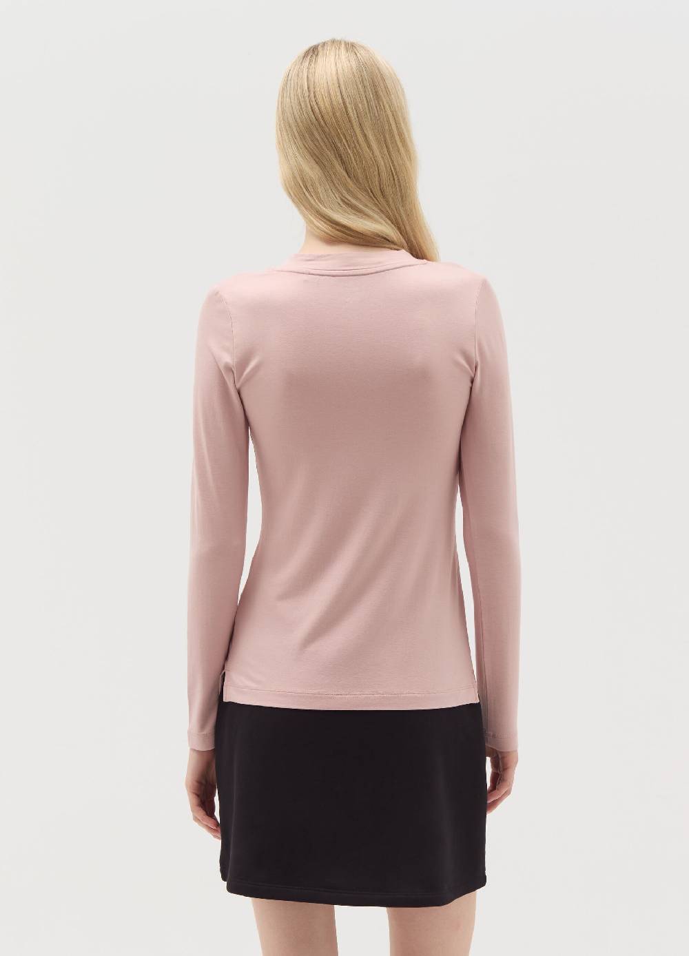 OVS T-shirt in viscosa stretch con scollo a V Sconto