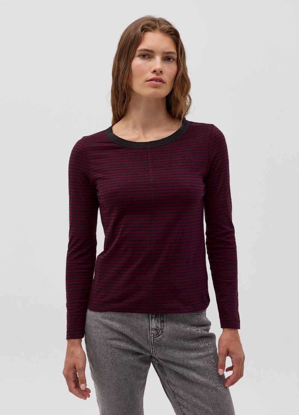 OVS T-shirt a righe sottili con maniche lunghe Online