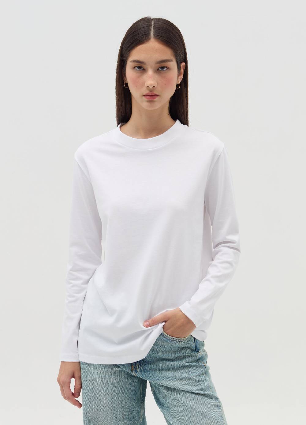 OVS T-shirt Essential a maniche lunghe Saldi Di Fabbrica
