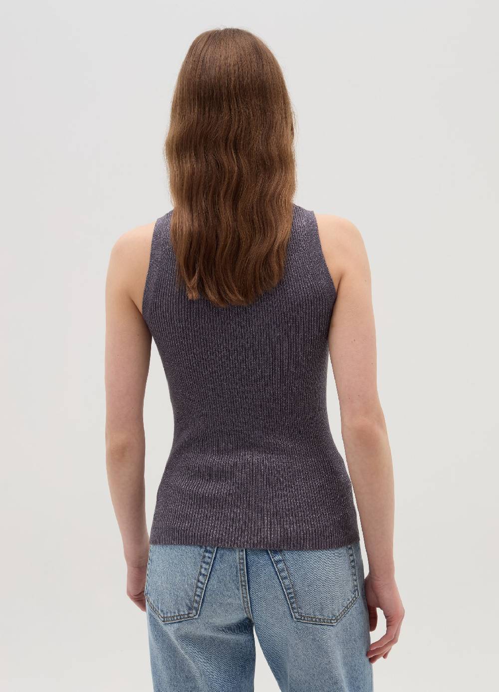 OVS Tank top a costine con lurex Vendite Flash