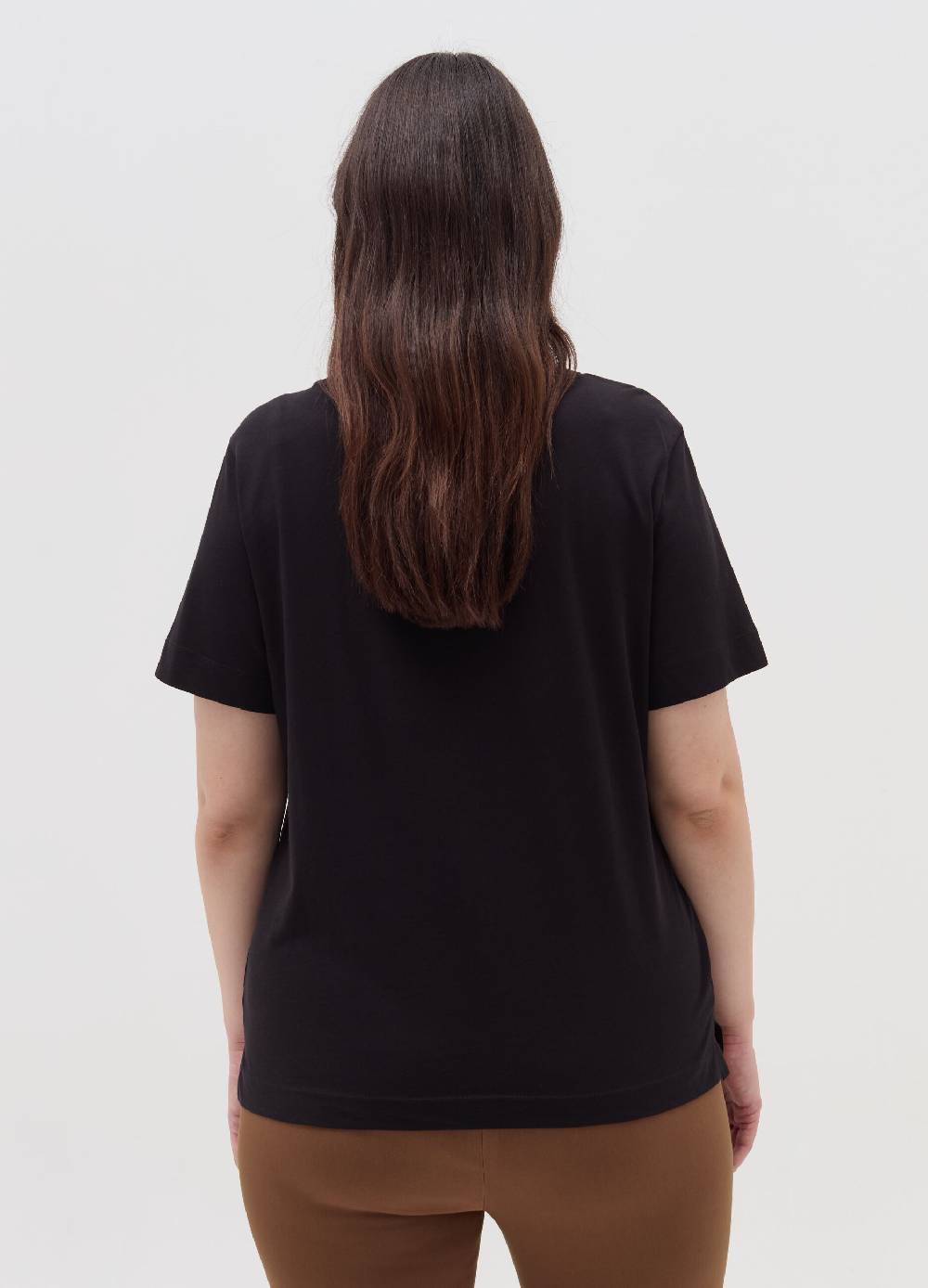 MYA T-shirt in cotone con stampa Curvy In Linea