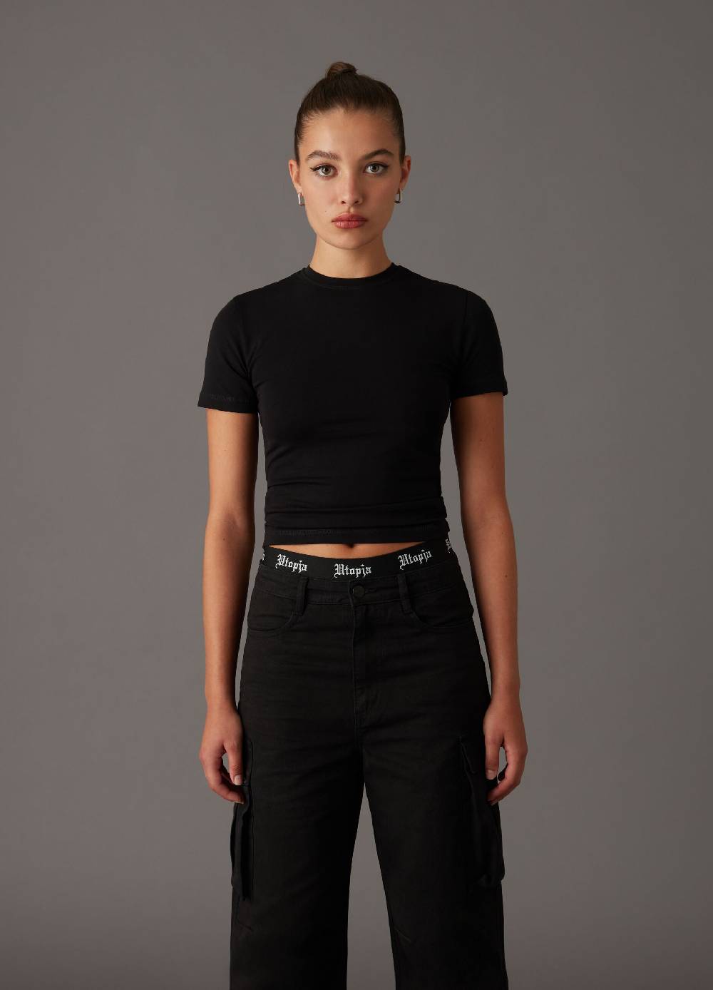UTOPJA T-shirt second skin Black Qualità