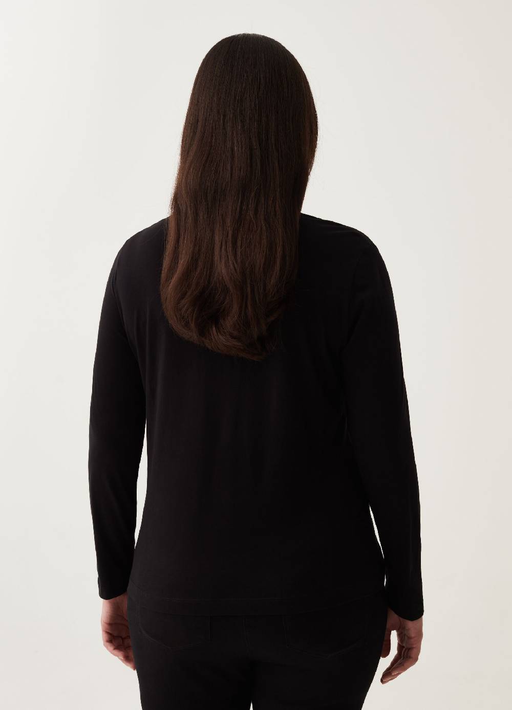 MYA T-shirt a maniche lunghe con laccetto Curvy Negozi Online