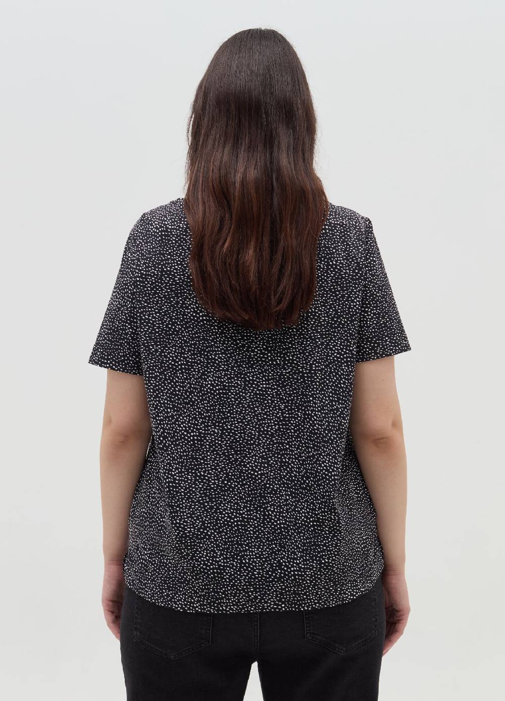 MYA T-shirt con stampa all-over Curvy Convenienza