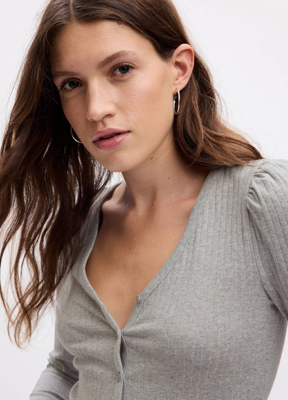 GAP T-shirt a coste con maniche lunghe a sbuffo Novità