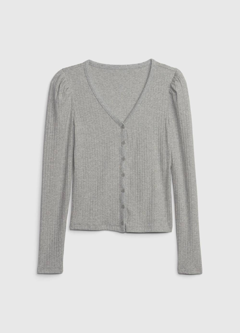 GAP T-shirt a coste con maniche lunghe a sbuffo Novità