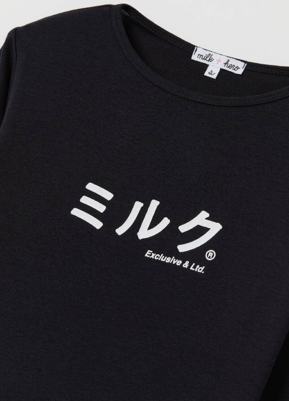 MILK+HERO T-shirt in cotone con maniche lunghe Offerta