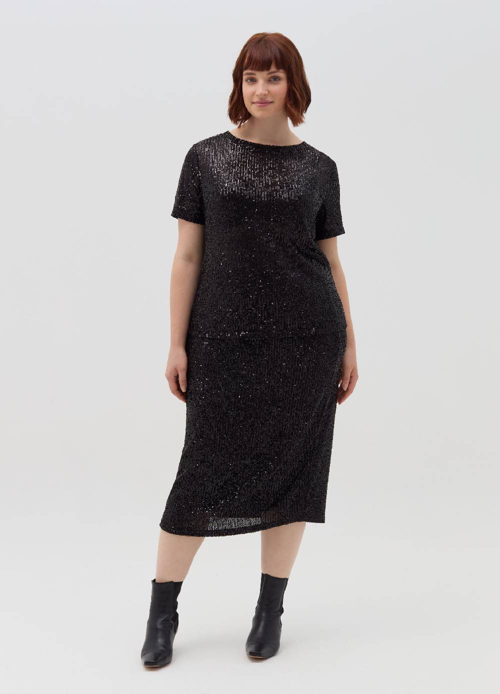 MYA T-shirt con paillettes Curvy Hotsell