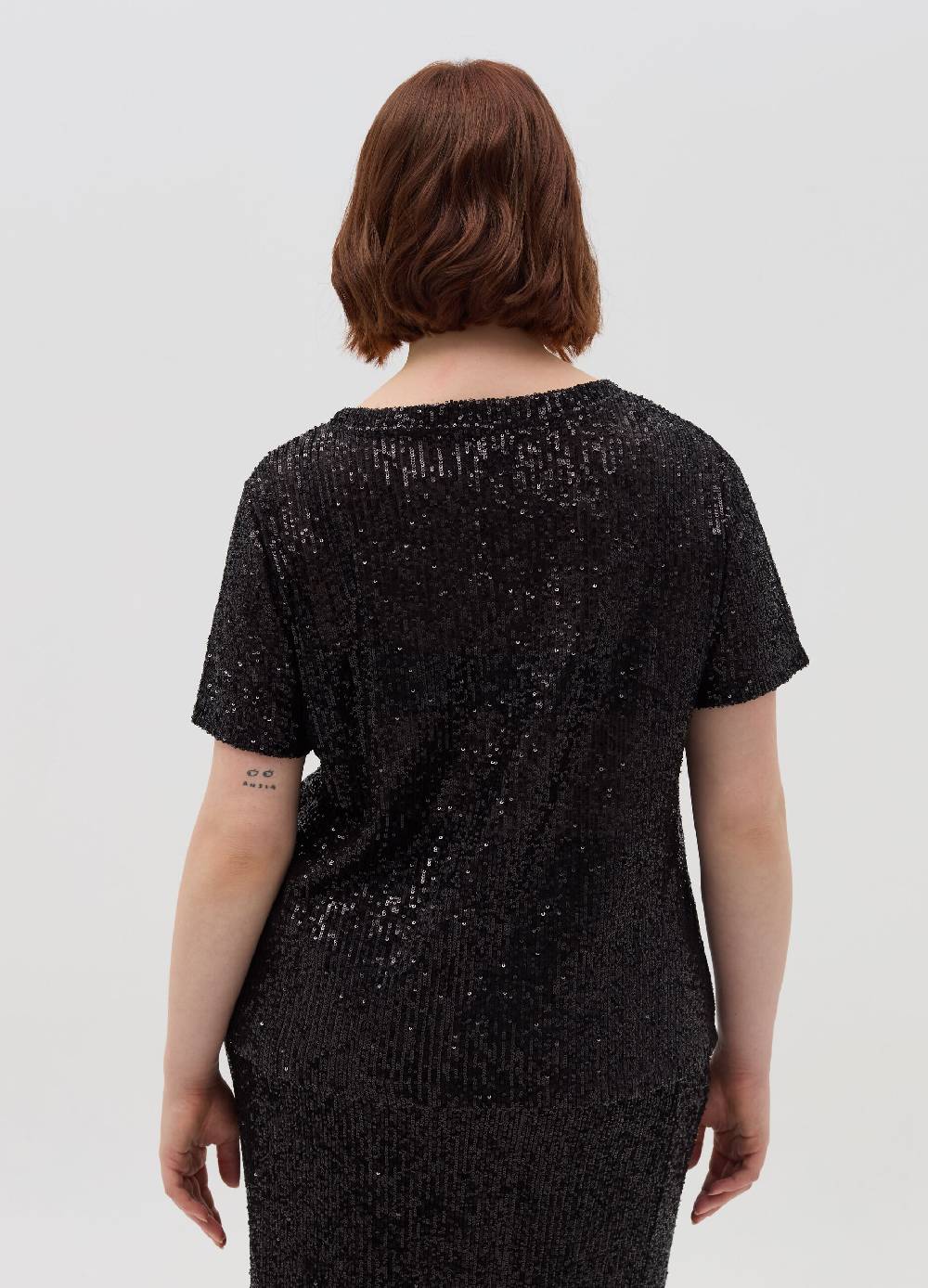 MYA T-shirt con paillettes Curvy Hotsell