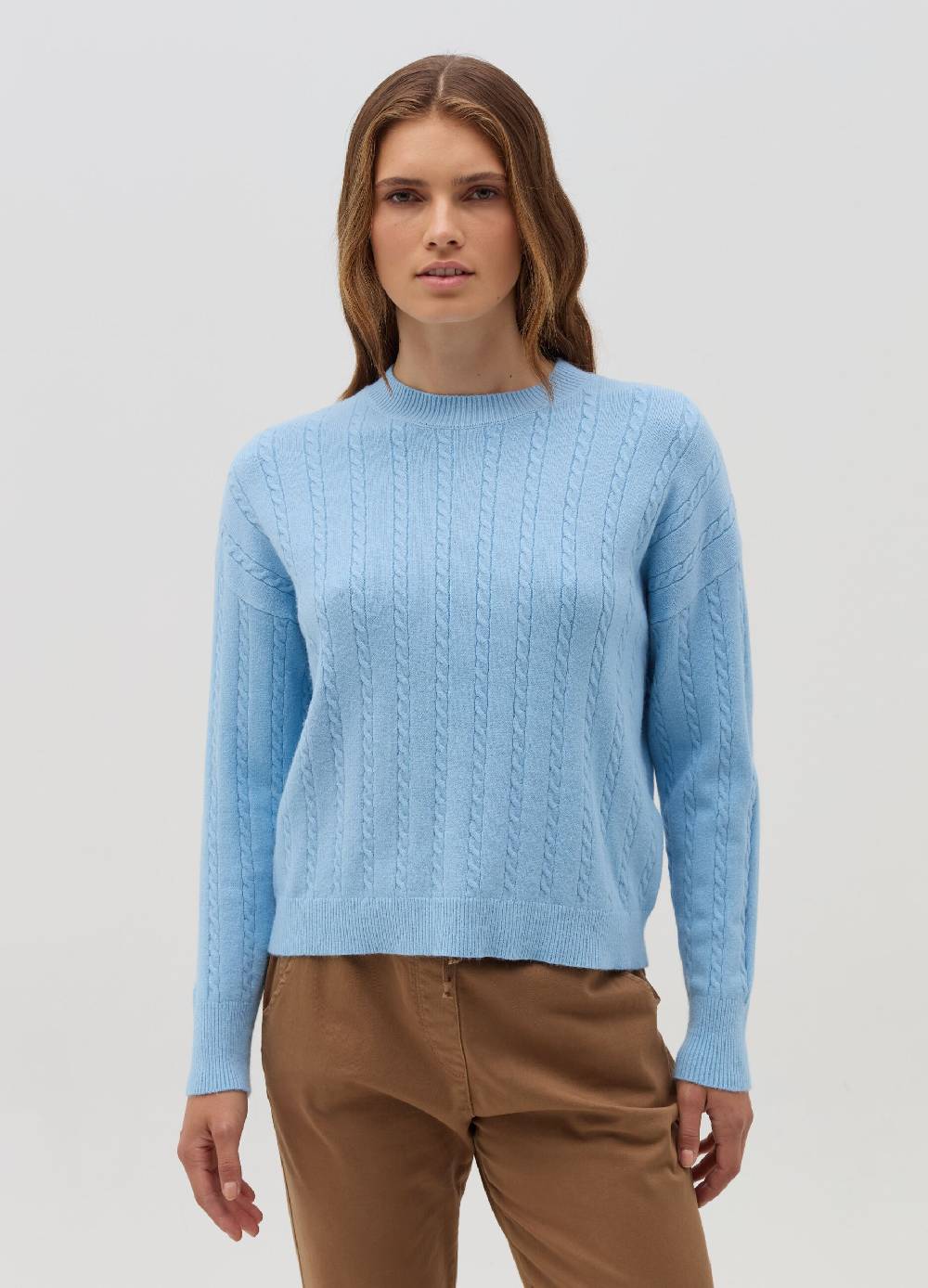 HYBRID Pullover a coste con lavorazione intrecciata Vendite Flash