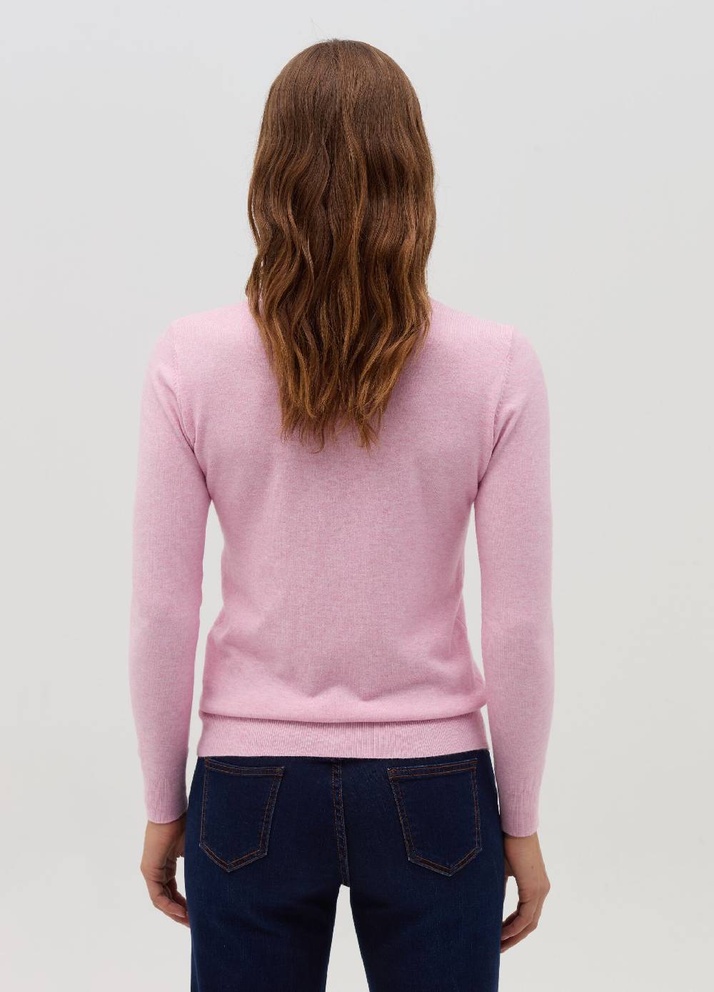 HYBRID Pullover girocollo con piccolo risvolto In Linea