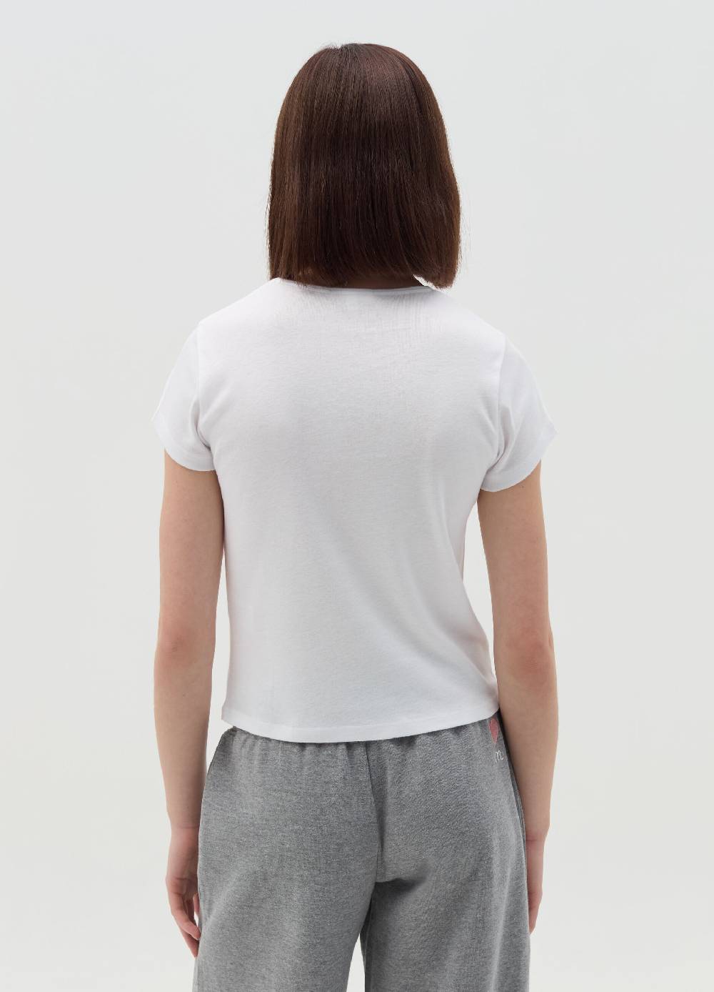 MILK+HERO T-shirt girocollo con ricamo Promozione