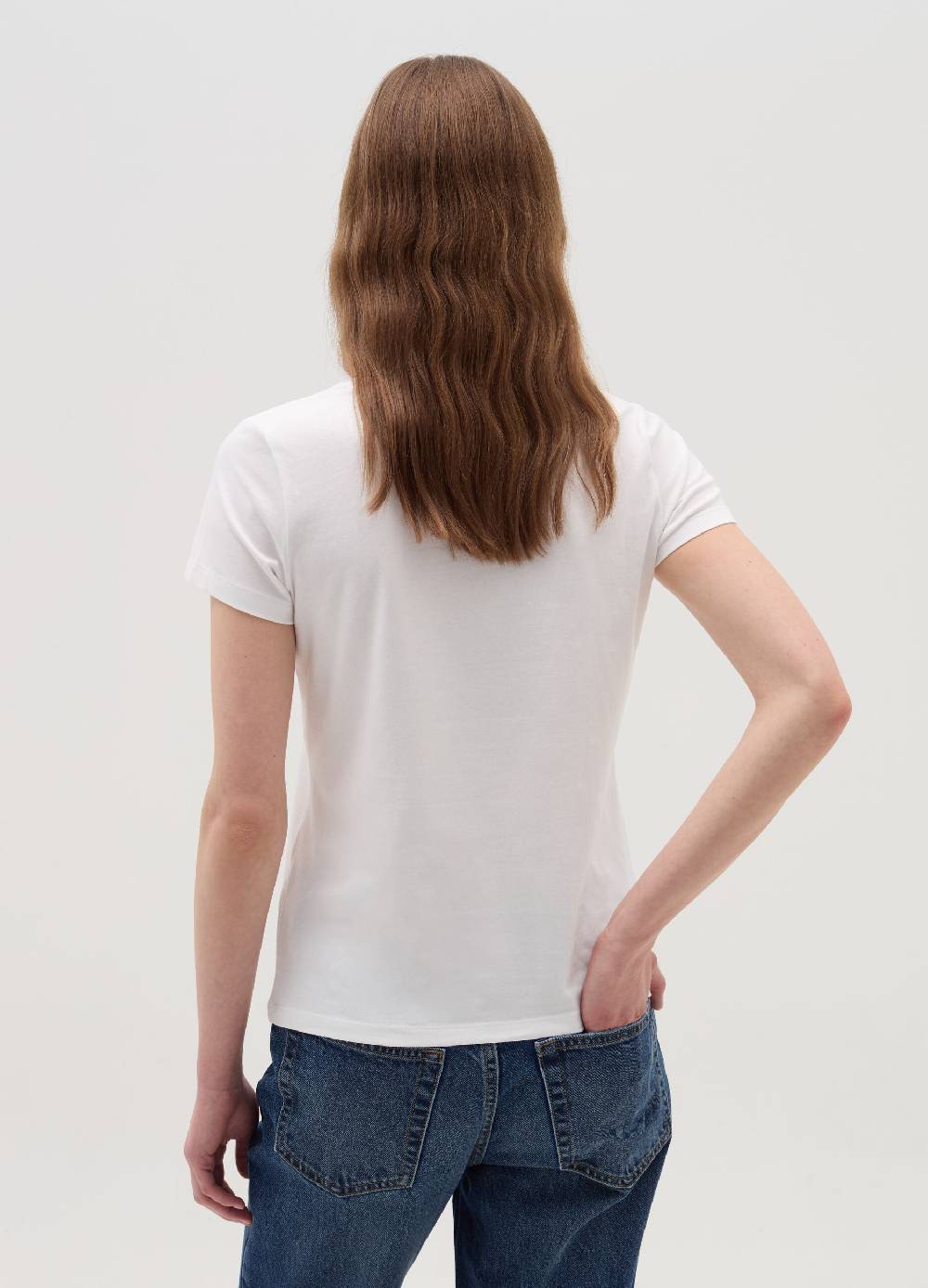 OVS T-shirt tinta unita con scollo a V Pezzi Unici