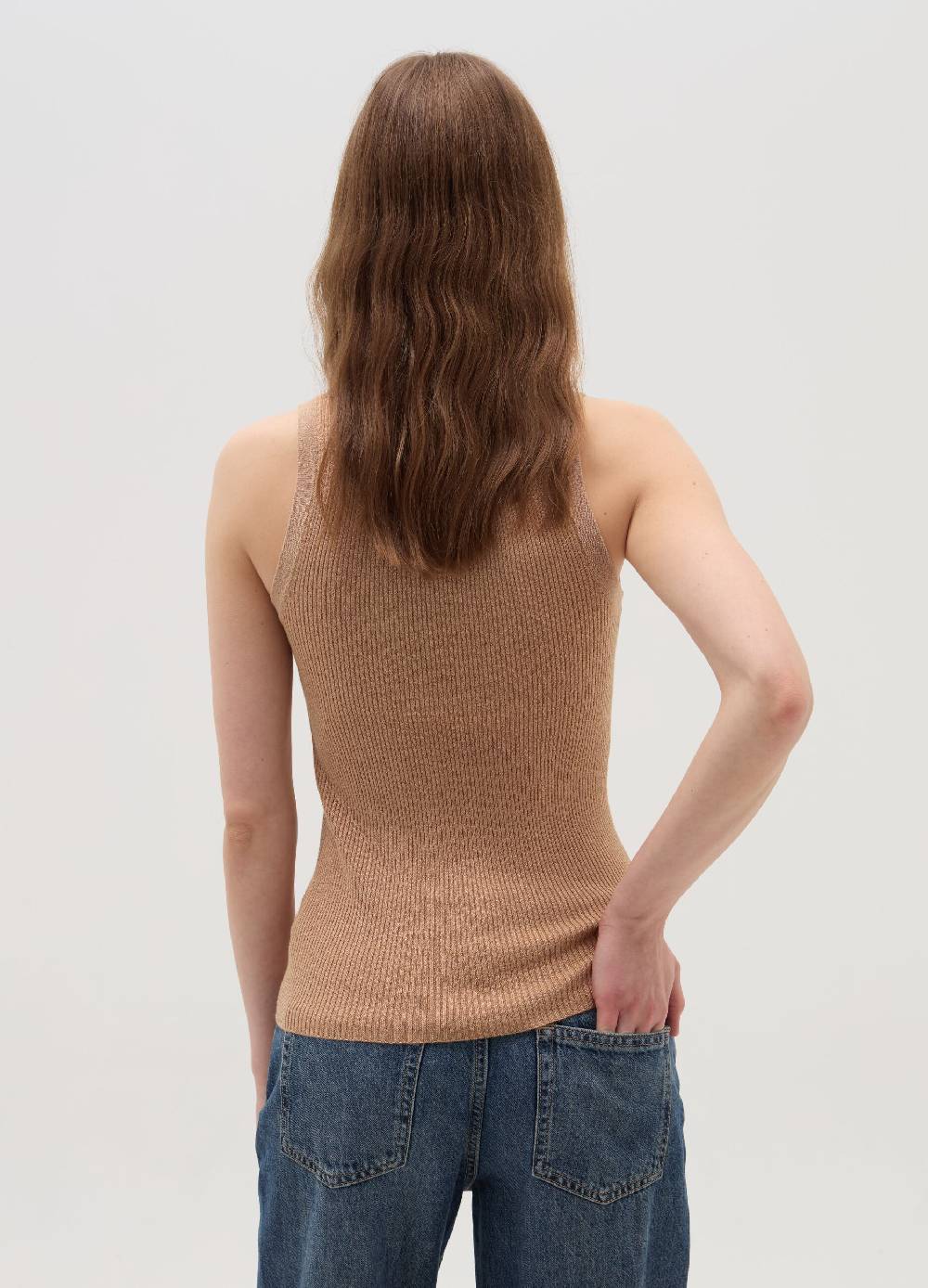 OVS Tank top a costine con lurex Qualità Garantita