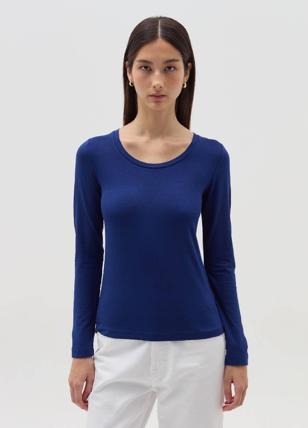 OVS T-shirt a maniche lunghe in viscosa stretch Outlet