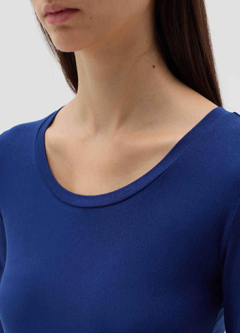 OVS T-shirt a maniche lunghe in viscosa stretch Outlet