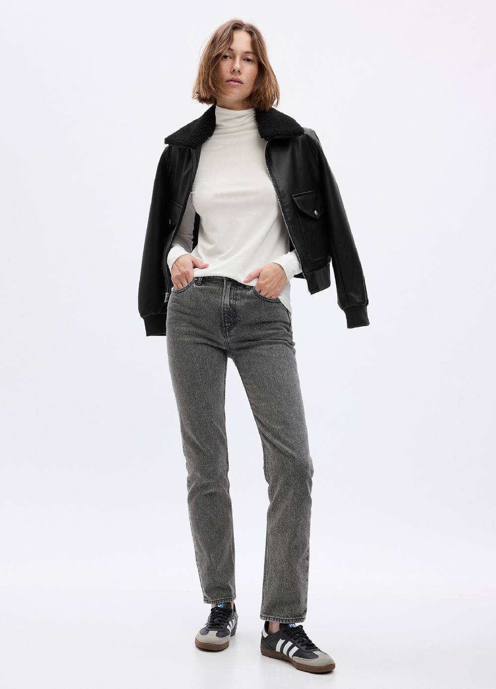 GAP T-shirt a collo alto con maniche lunghe Negozio