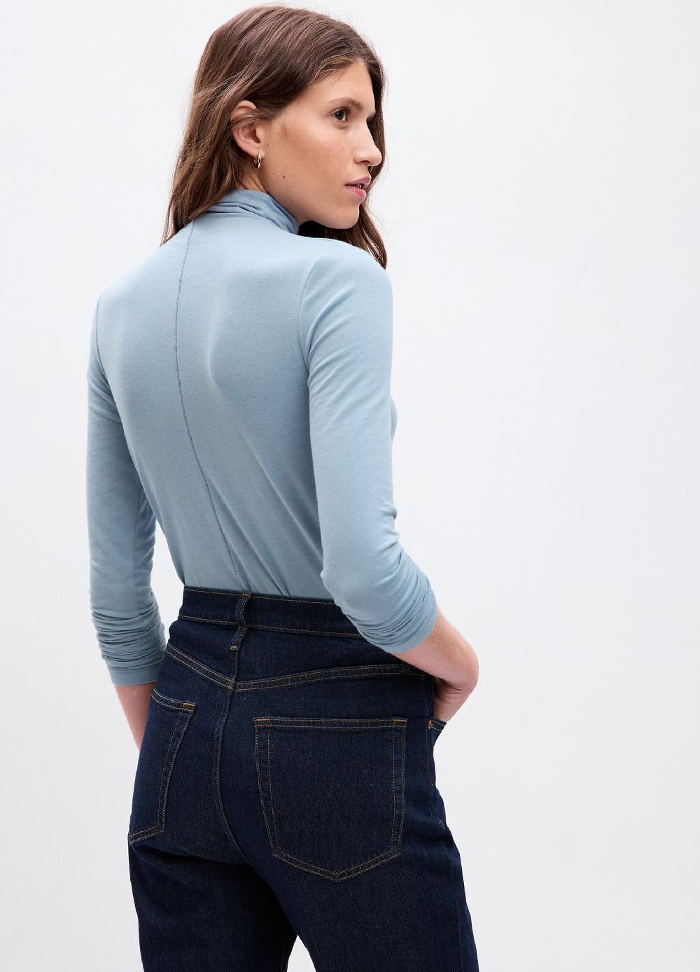 GAP T-shirt a collo alto con maniche lunghe In Saldo