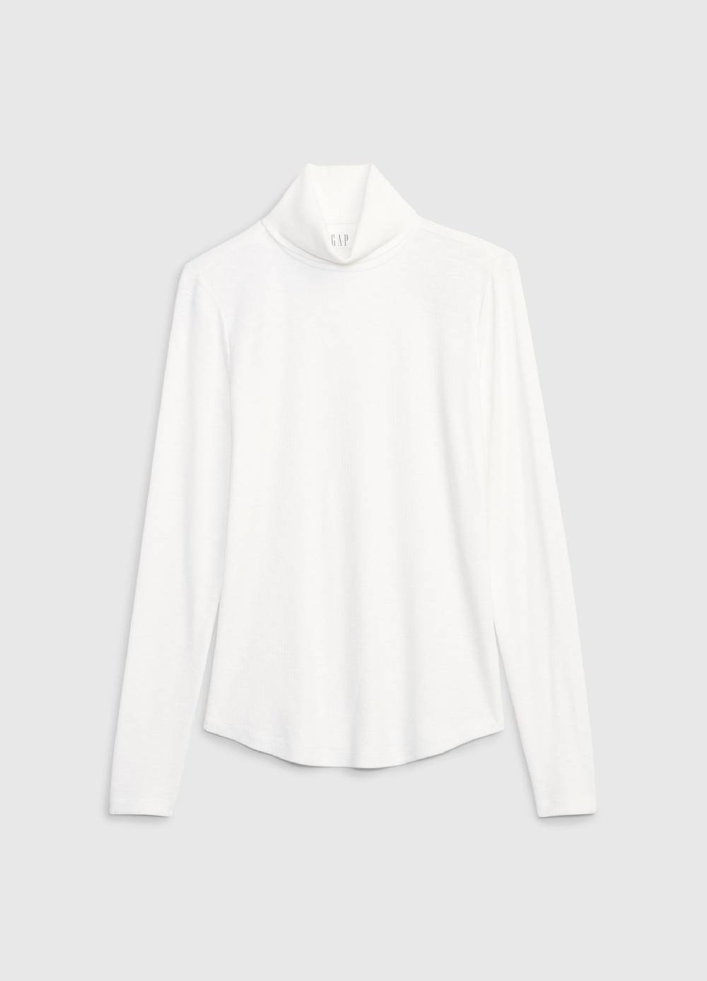 GAP T-shirt a costine sottili con collo alto Nuova