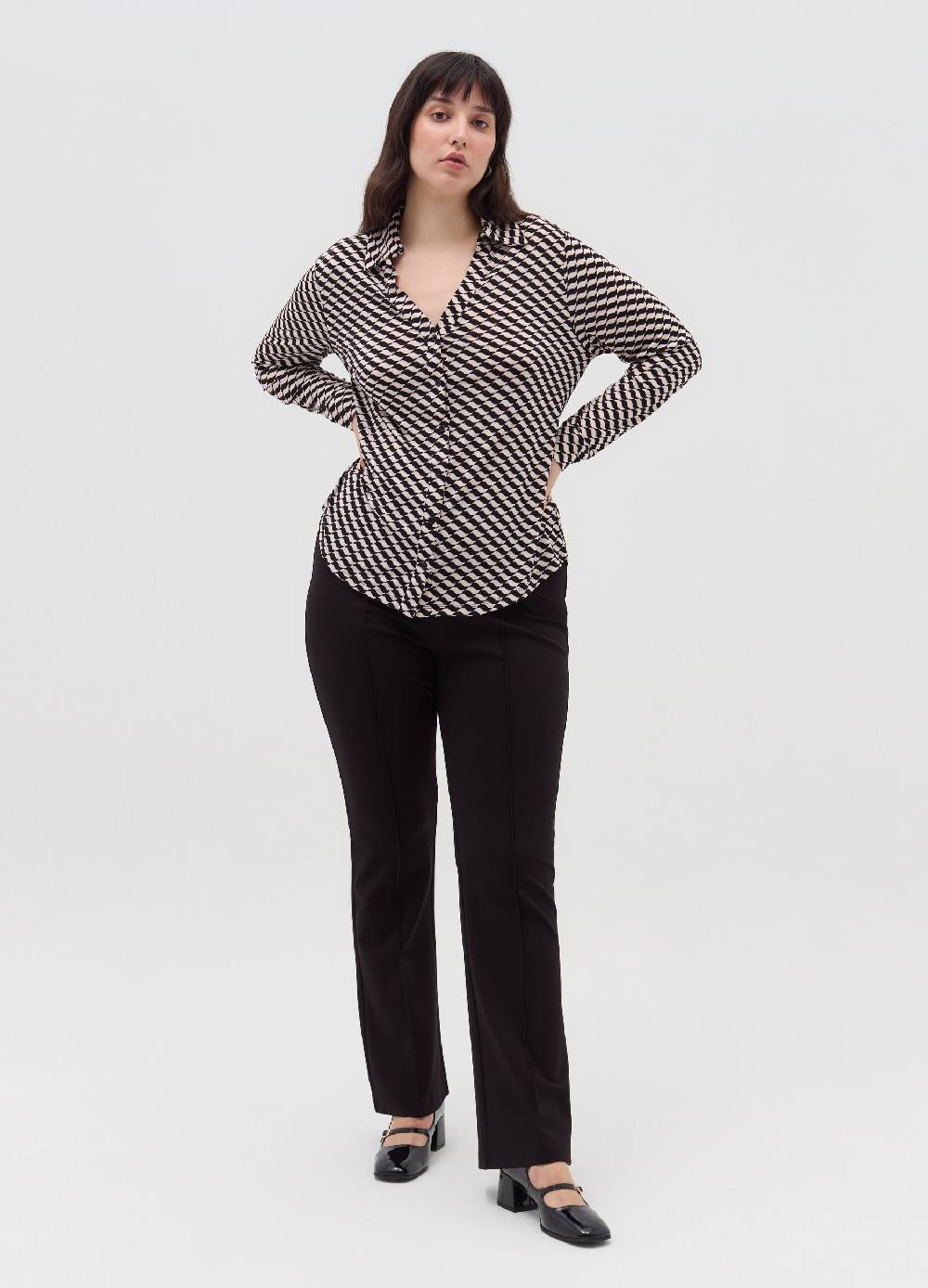 MYA Camicia fantasia optical Curvy Moda